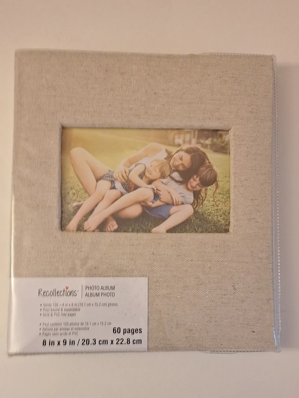 Recollections Linen Photo Album - Natural Beige